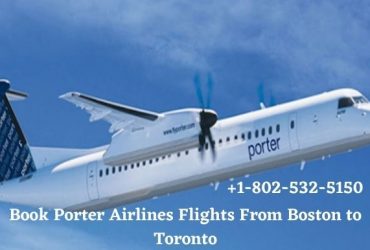 Book Porter Airlines Flights From Boston to Toronto