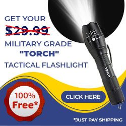 FREE FLASHLIGHT 1000 Lumens Tactical LED Flashlight