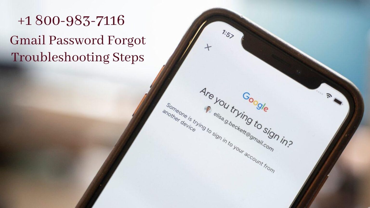 Tips to resolve Gmail Password Forgot | 18009837116