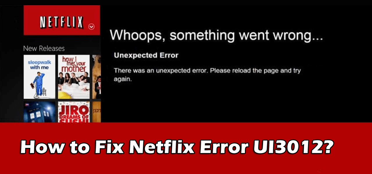 Netflix-foutcode ui3012