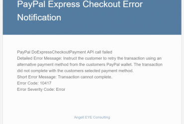 PayPal API-foutcode 10417