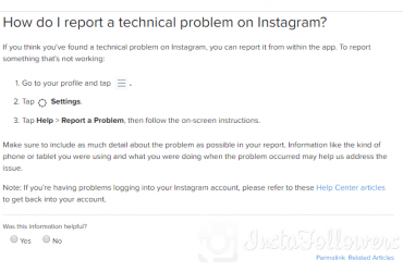 Een Instagram-probleem melden: hoe te melden (een gids)