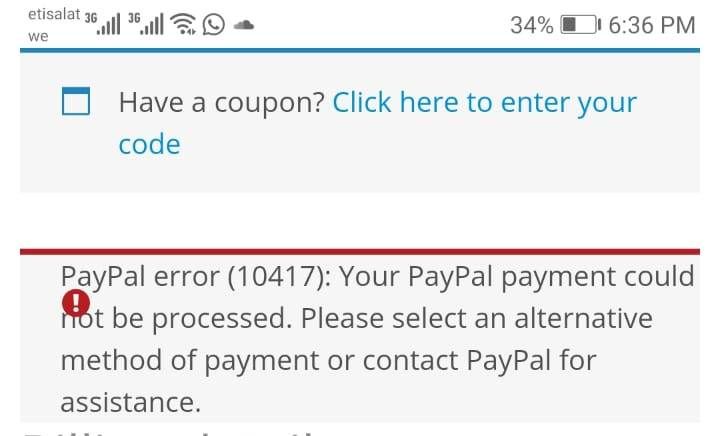 PayPal-foutcode 10417: API-fout oplossen?