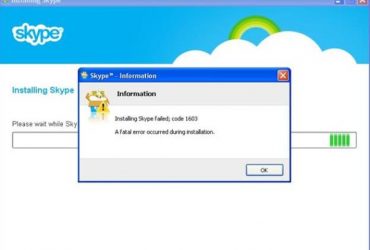 Hoe Skype Installer Error 1603 te repareren