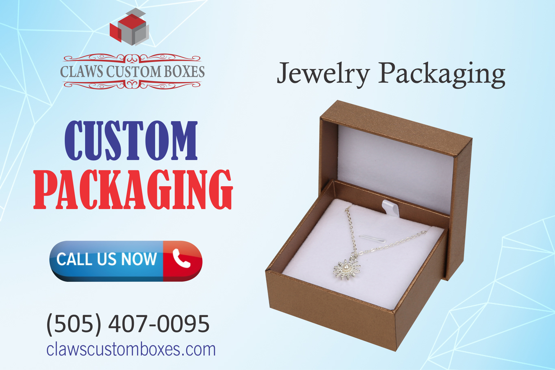 Custom Jewelry packaging are available at cheap prices