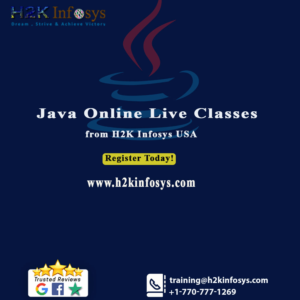 Java Coaching from H2K Infosys USA