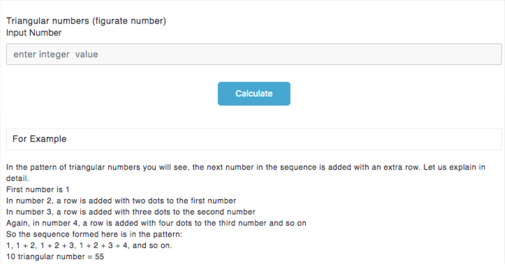 HOW TO USE THIS TOOL TRIANGULAR NUMBER CALCULATOR.
