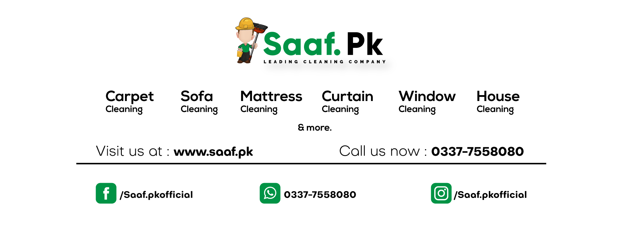 The cleaning services in Karachi
