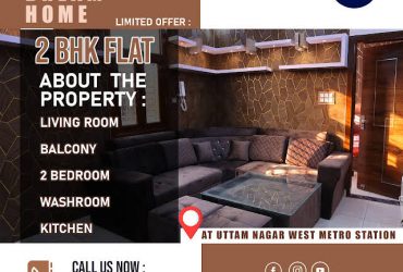Buy Ready to Move 2 Bedroom Flat in 2 BHK flat in Uttam Nagar
