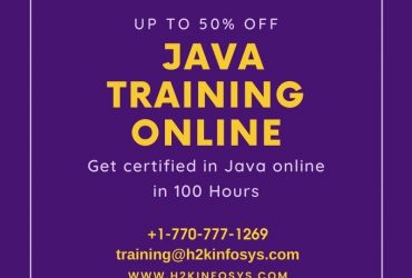 Java Online Training at H2kinfosys USA