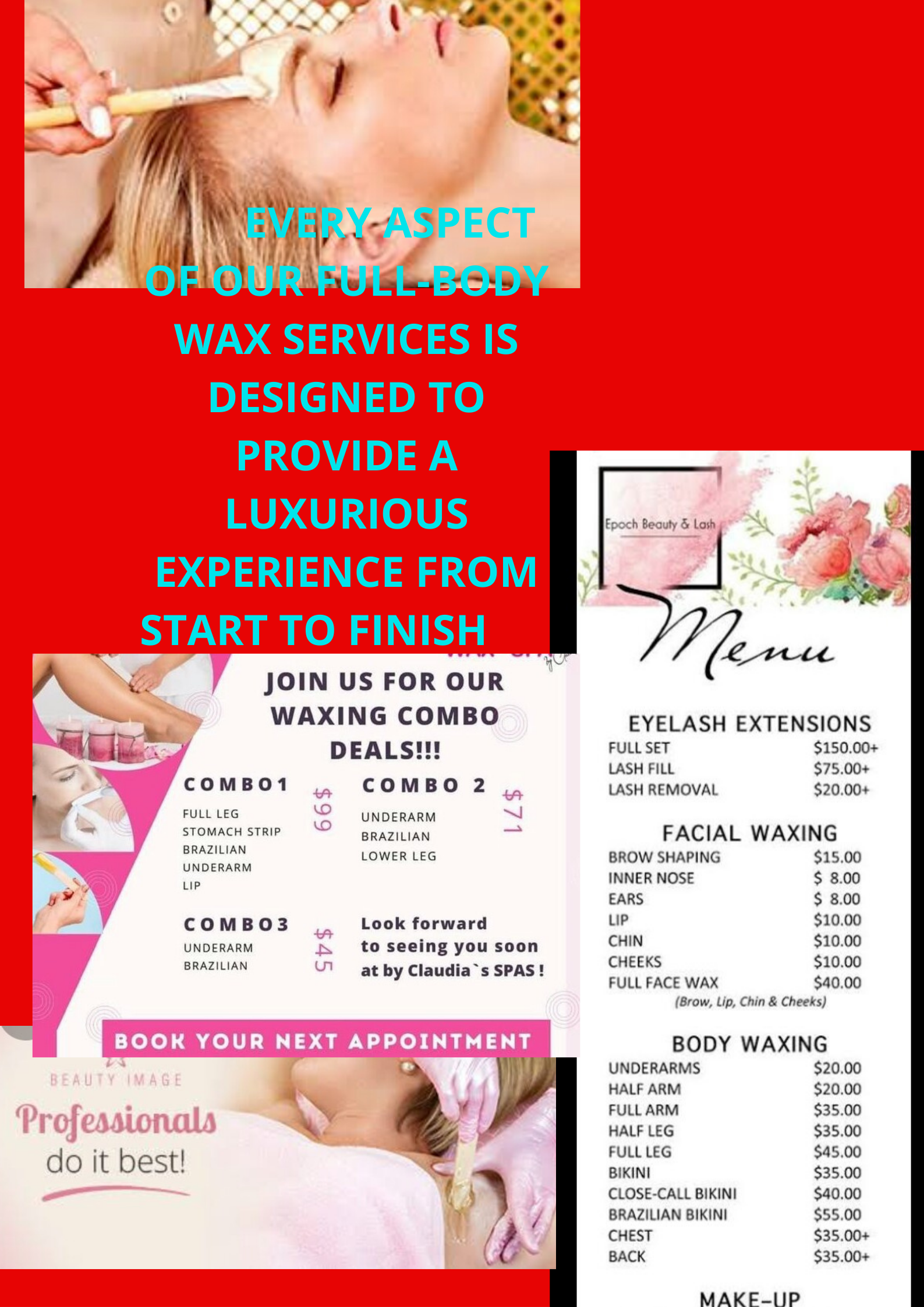 The best Waxing services available