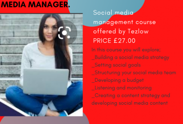 Social media management course offered