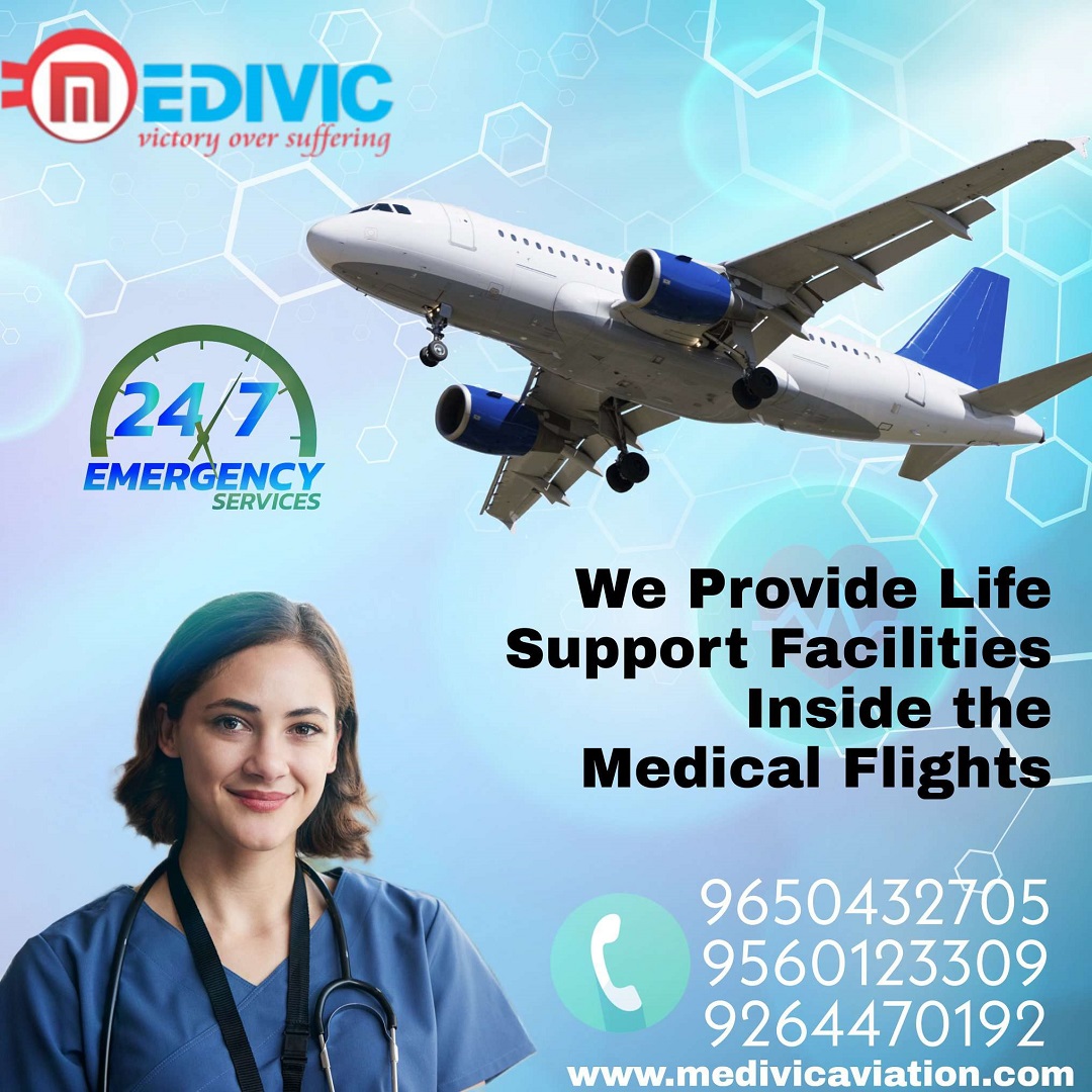 Select Amazing ICU Facilities by Medivic Air Ambulance in Delhi