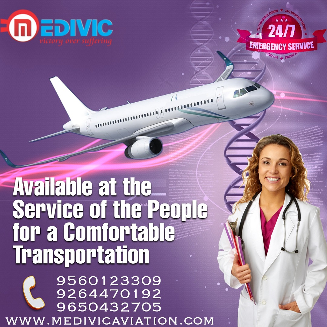 Gain India’s Finest Charter Air Ambulance Service in Guwahati by Medivic