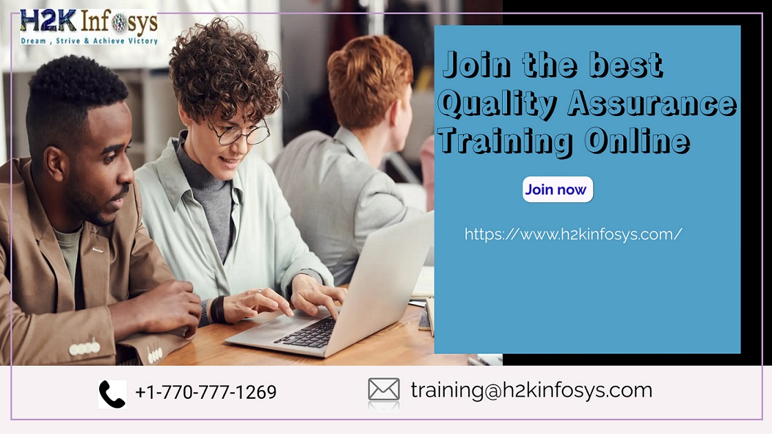 Join the best QualityAssurance Training Online