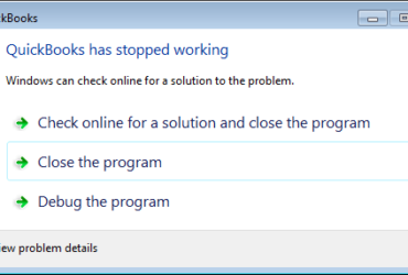 QuickBooks has Stopped Working Error | 8558751223