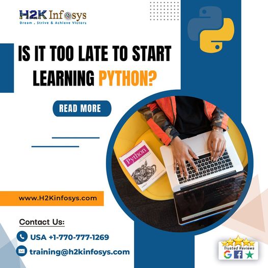 Avail the right python training at h2kinfosys