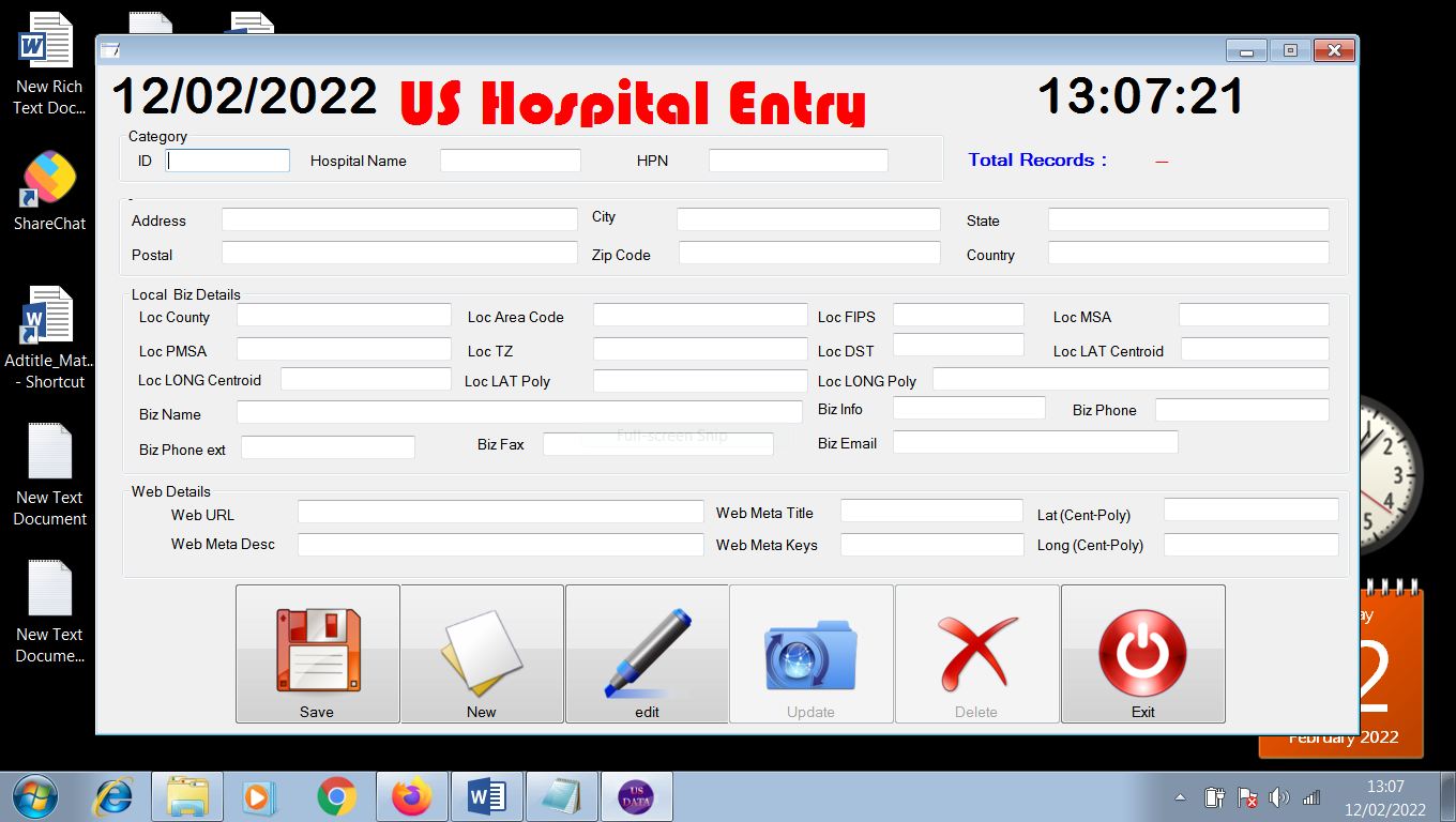 Home based US Medical Form Filling projects