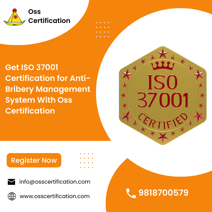Get ISO 37001 Certification for Anti-Bribery Management System With Oss Certification