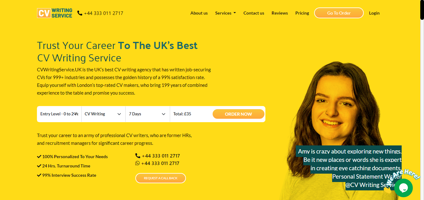 Edit Your Cv With Cv Writing Service UK