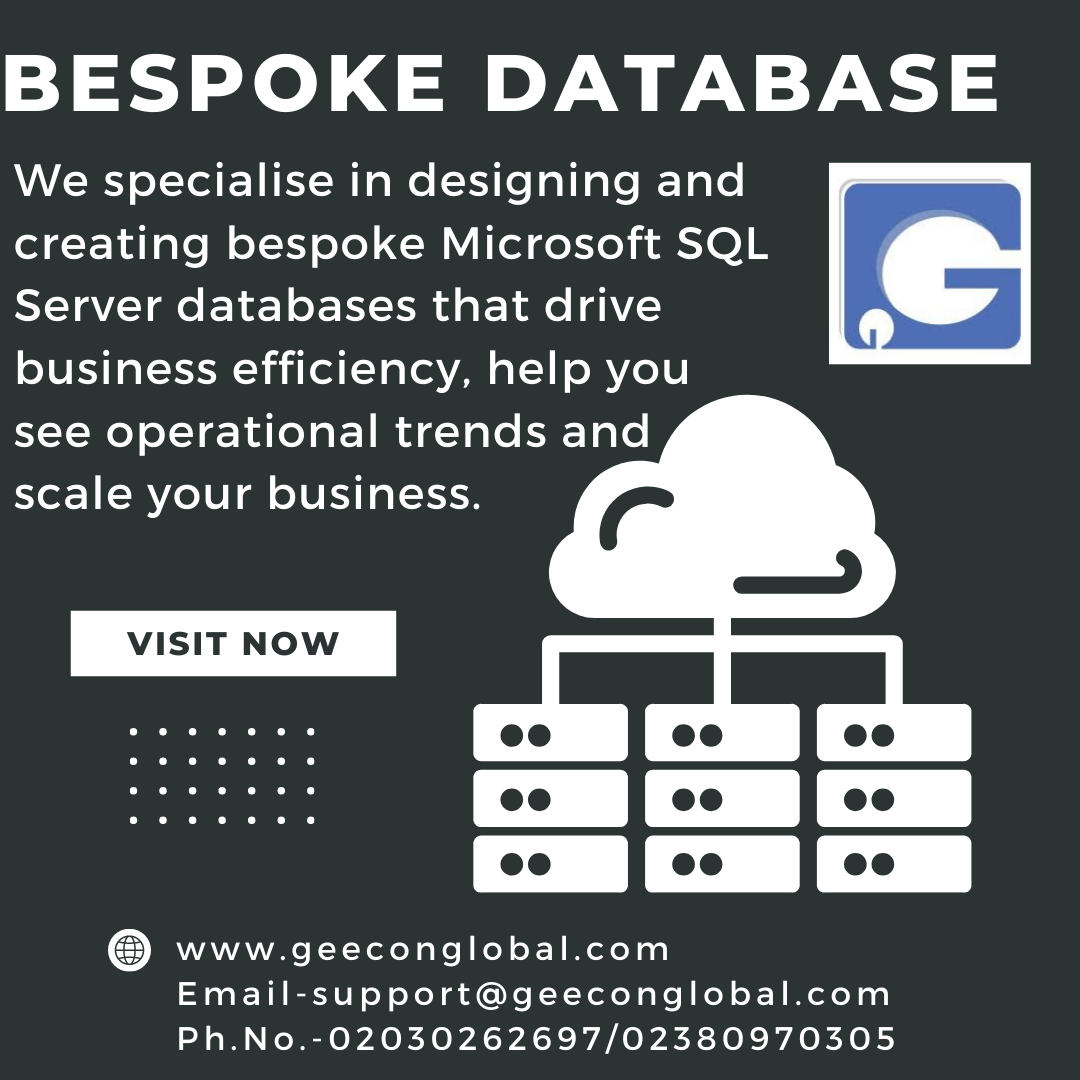 Find Bespoke Database Company in Uk