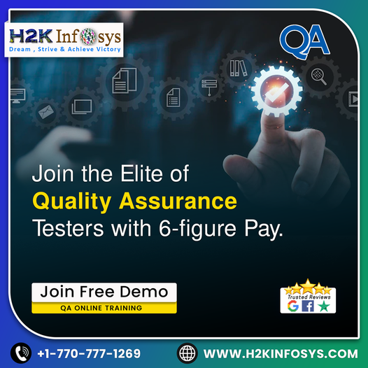 Improve your future in QA testing by joining H2k Infosys