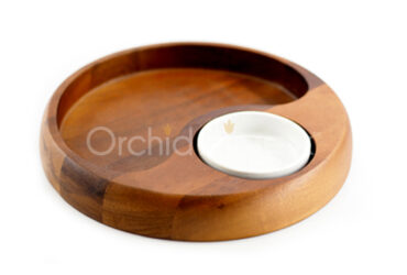 Wooden Chip & Dip Platters for Hotel | Orchid