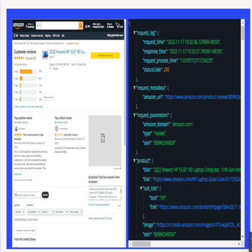 Amazon Customer Reviews API | Extract Amazon Customer Reviews  | AmazonAP