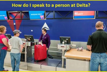 How do I get to speak real human at Delta?